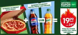 Żabka Pizza na wynos + Napój 0,5 L: Pepsi lub Mirinda oferta