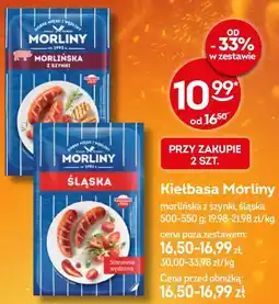 Żabka Kiełbasa Morliny morlińska z szynki, śląska oferta