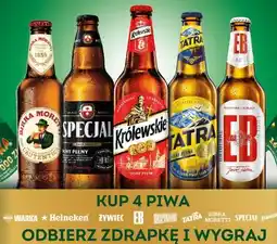 Żabka Piwo Warka, Heineken, Żywiec, EB, Desperados, Tatra, Birra Moretti, Specjal, Królewskie oferta