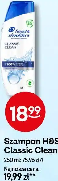 Żabka Szampon H&S Classic Clean oferta