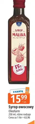 E.Leclerc Syrop owocowy Oleofarm oferta