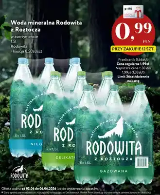Woda mineralna Rodowita z Roztocza niegazowana