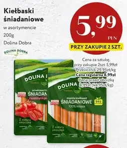 Market Point Kiełbaski śniadaniowe z suszonymi pomidorami Dolina Dobra oferta