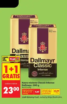 Biedronka Kawa mielona Dallmayr oferta