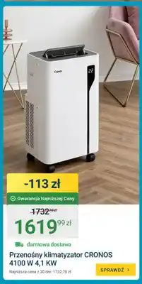 ERLI Przenośny klimatyzator CRONOS 4100W 4,1 KW oferta