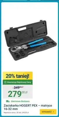 ERLI Zaciskarka HOGERT PEX matryce 16-32 mm oferta