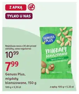 Rossmann Migdały blanszowane Genuss Plus oferta
