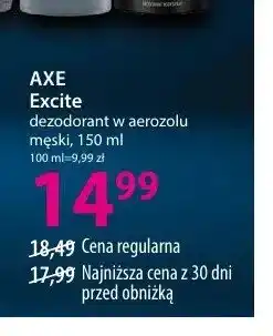 Hebe Dezodorant w aerozolu męski AXE Excite oferta