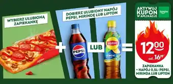 Żabka Zestaw Zapiekanka + napój Pepsi 0,5 l oferta