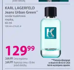 Hebe Woda toaletowa męska KARL LAGERFELD Jeans Urban Green oferta