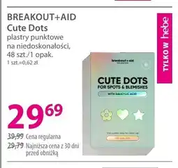 Hebe Plastry punktowe na niedoskonałości BREAKOUT+AID Cute Dots oferta