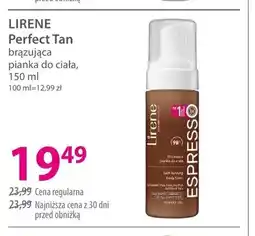 Hebe Brązująca pianka do ciała Lirene Perfect Tan oferta