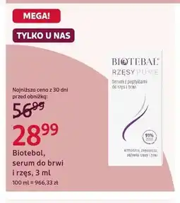 Rossmann Serum do brwi i rzęs Biotebal Rzęsy Pure oferta