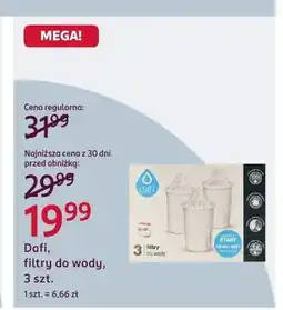 Rossmann Filtry do wody Dafi oferta