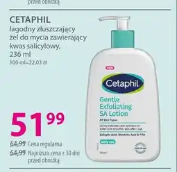 Hebe Łagodny złuszczający żel do mycia zawierający kwas salicylowy CETAPHIL oferta