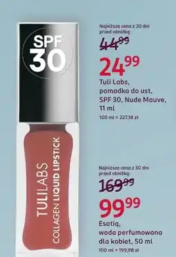 Rossmann Pomadka do ust Tuli Labs Collagen Liquid Lipstick SPF 30 Nude Mauve oferta