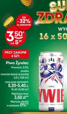 Żabka Piwo Żywiec Premium oferta