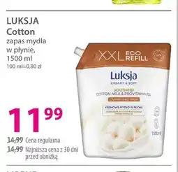 Hebe Zapas mydła w płynie LUKSJA Cotton oferta