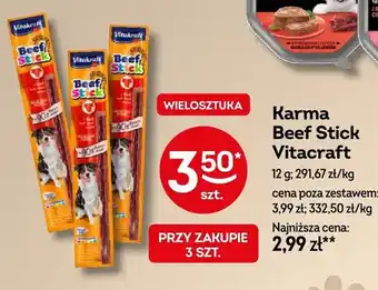 Żabka Karma Beef Stick Vitakraft oferta