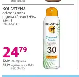 Hebe Ochronna sucha mgiełka z filtrem SPF30 Kolastyna oferta