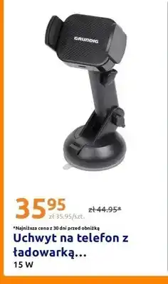 Action Uchwyt na telefon z ładowarką Grundig 15W oferta