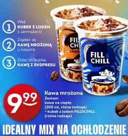 Żabka Kawa mrożona Zestaw: kawa na ciepło + kubek z lodem FILL&CHILL Caramel oferta