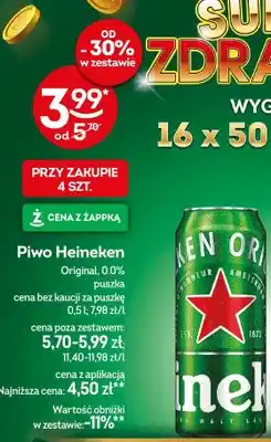 Żabka Piwo Heineken Original oferta