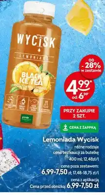 Żabka Lemoniada Wycisk Black Ice Tea pigwowiec cytryna oferta