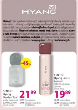 Hebe Woda toaletowa damska SENTIO Hyang Garden Tea oferta
