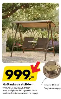 Bricomarche Huśtawka ze stolikiem oferta