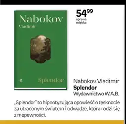 Empik Książka Nabokov Vladimir Splendor Wydawnictwo W.A.B. oprawa miękka oferta