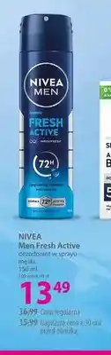 Hebe Dezodorant w sprayu męski NIVEA Men Fresh Active oferta