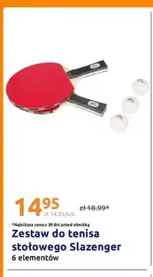 Action Zestaw do tenisa stołowego Slazenger 6 elementów oferta