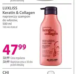 Hebe Naprawczy szampon do włosów LUXLISS Keratin & Collagen oferta