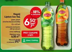 Żabka Napój Lipton Ice Tea Green oferta