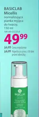 Hebe Normalizująca pianka myjąca do twarzy BASICLAB Micellis oferta