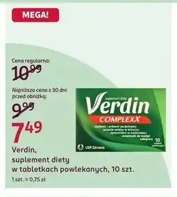 Rossmann Suplement diety Verdin Complexx w tabletkach powlekanych oferta