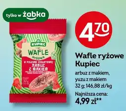 Żabka Wafle ryżowe Kupiec arbuz z makiem oferta
