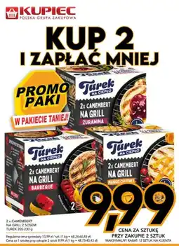 Kupiec Ser Camembert na grill z sosem barbeque Turek 2-pak oferta