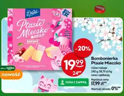 Żabka Bombonierka E.Wedel Ptasie Mleczko Sakura o smaku kwiatu wiśni w czekoladzie białej oferta