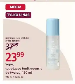 Rossmann Łagodzący tonik-esencja do twarzy Yope oferta