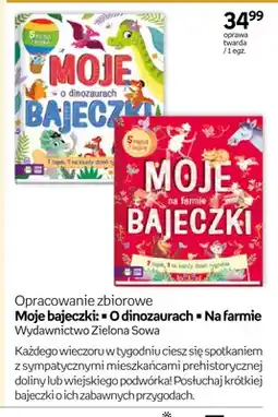Empik Książka Moje bajeczki O dinozaurach Wydawnictwo Zielona Sowa oferta