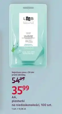 Rossmann Plasterki na niedoskonałości AA LAAB S.O.S. Take Away Cover Patches oferta