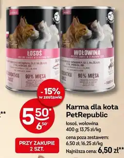 Żabka Karma dla kota PetRepublic wołowina oferta