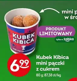 Żabka Mini pączki z cukrem produkt limitowany Kubek Kibica oferta