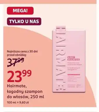 Rossmann Łagodny szampon do włosów Hairmate oferta