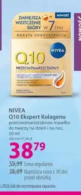 Hebe Przeciwzmarszczkowe masełko do twarzy na dzień i na noc NIVEA Q10 Ekspert Kolagenu oferta