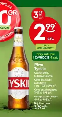 Żabka Piwo Tyskie Gronie oferta