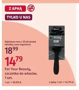 Rossmann Szczotka do włosów For Your Beauty oferta