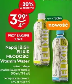 Żabka Napój IBISH ELIXIR MŁODOŚCI Vitamin Water Ananas Karambola oferta